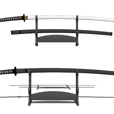 Modern Japanese samurai sword ornaments