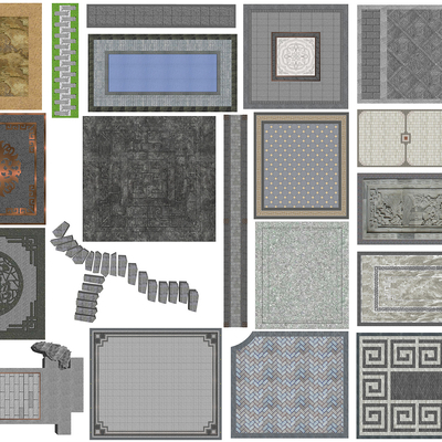 New Chinese Paving and Assemblage