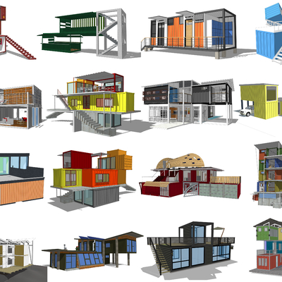 Modern Container Residential Building Homestay