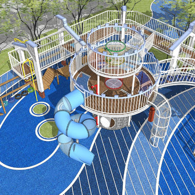 Modern Community Children's Playground