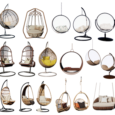 Modern Rattan Hanging Chair