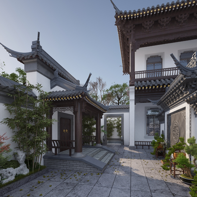 Chinese villa appearance