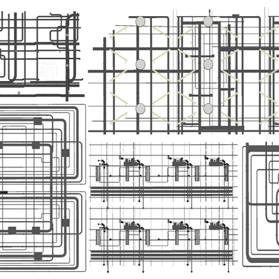 Industrial wind ceiling ventilation duct