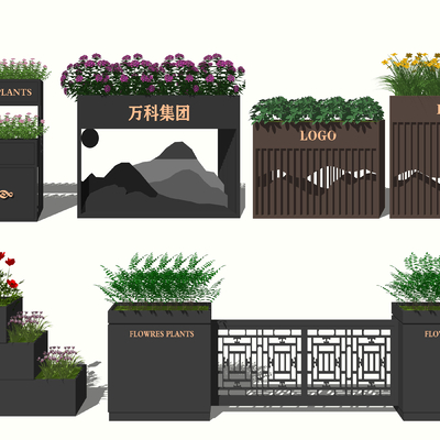 modern flower box download