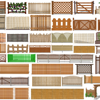 Chinese Wooden Fence