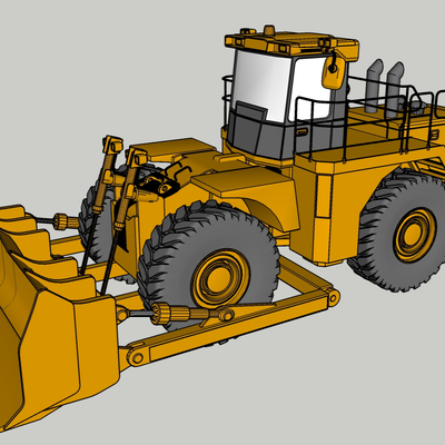 modern bulldozer