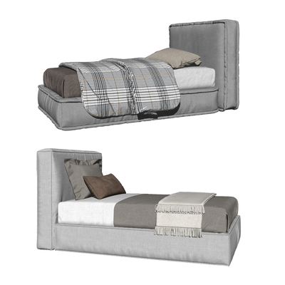 Modern Fabric Single Bed