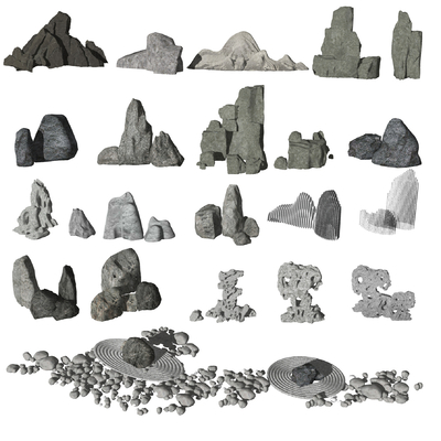 New Chinese rockery stone