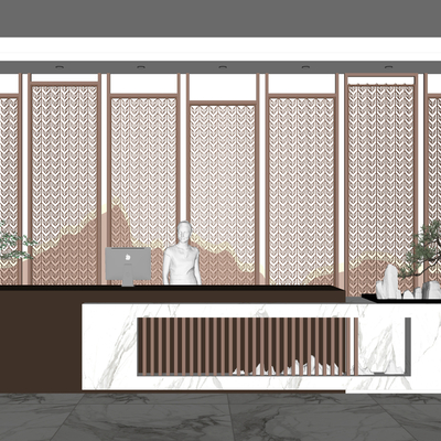New Chinese Reception Desk