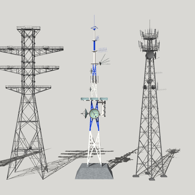 Communication Tower Modern Signal Tower