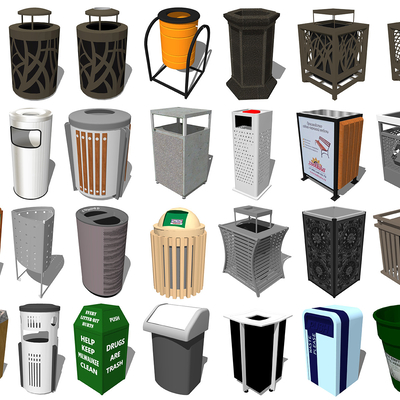 Modern Trash Bin Trash Bin