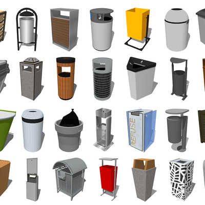 Modern Trash Bin Trash Bin