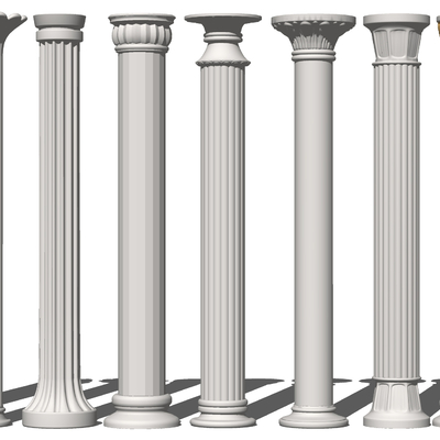 European-style Roman columns