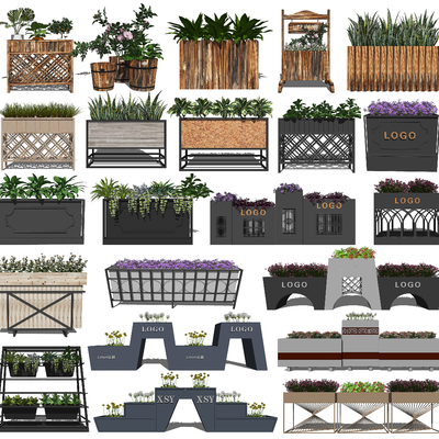 Modern Plant Flower Box