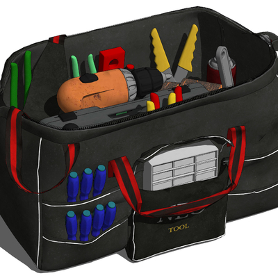 Modern hardware tool box electric drill screwdriver