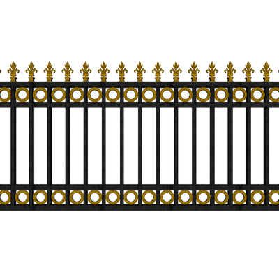 European-style iron railings