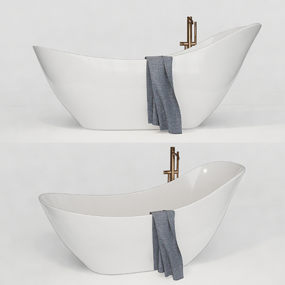 Nordic ceramic bathtub
