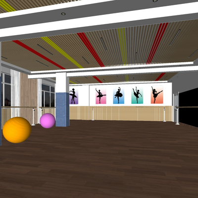 Modern Dance Classroom Yoga Classroom