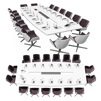 Modern Conference Table and Chair