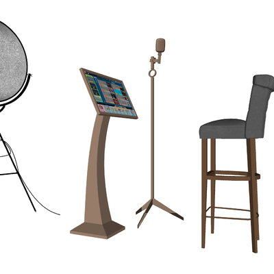 Modern Microphone Stage Light