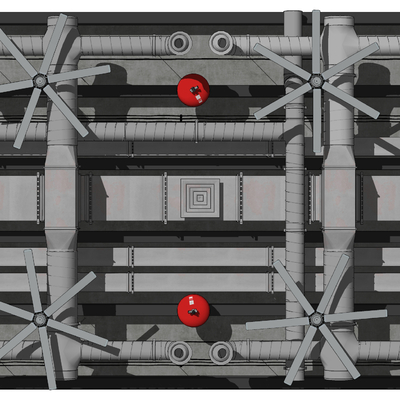 Industrial air duct trunking