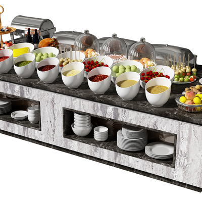 Modern Hot Pot Buffet Table