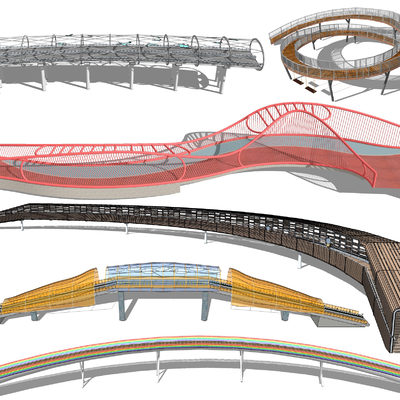 Modern Landscape Bridge Overpass