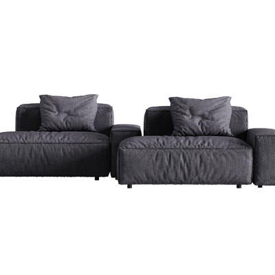 Modern fabric stitching sofa