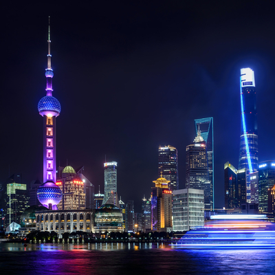 Shanghai City Night View