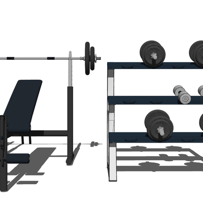 Modern Dumbbell Rack