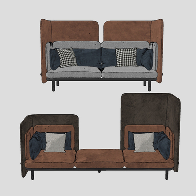 Modern Booth Sofa