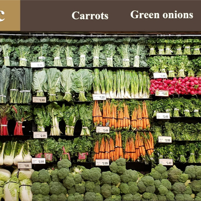 Modern Vegetable Shelf