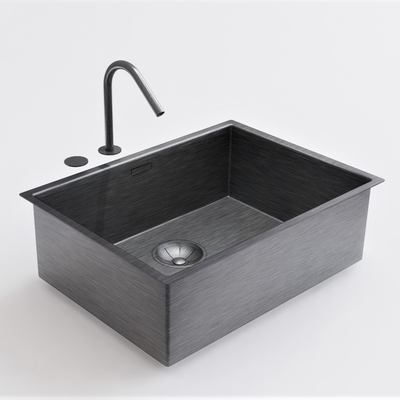 Modern stainless steel sink