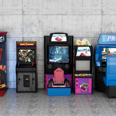 Modern Arcade Game Machine