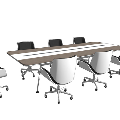 Modern Simple Meeting Table and Chair