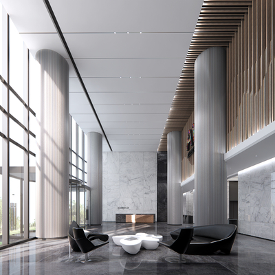 Modern Office Lobby