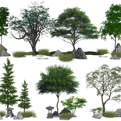 New Chinese Landscape Tree