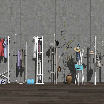 Modern coat rack