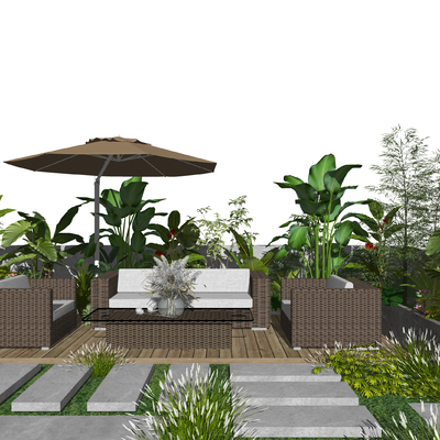 Modern Roof Terrace Garden