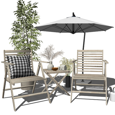 Modern Parasol Outdoor Chair