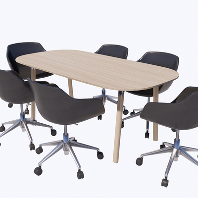 Modern Conference Table and Chair