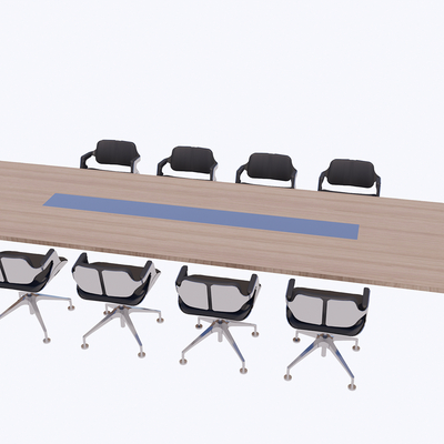 Modern Conference Table and Chair