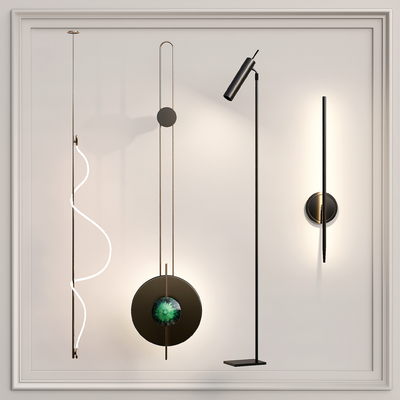 Modern chandelier wall lamp