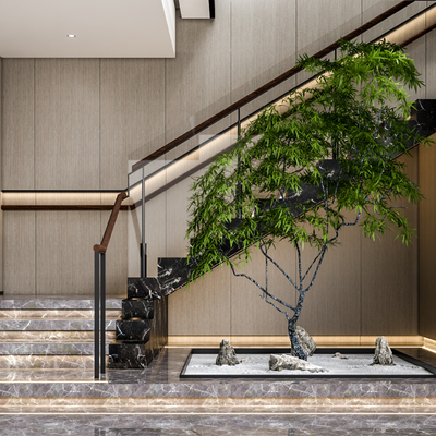 Modern Stair Gardening Setches