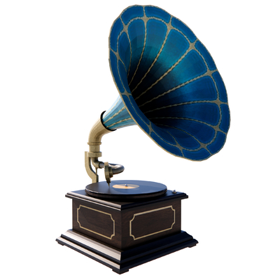 American Retro Color Phonograph