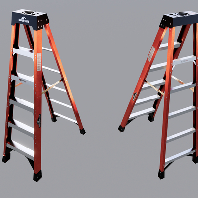 Modern Simple Red Ladder