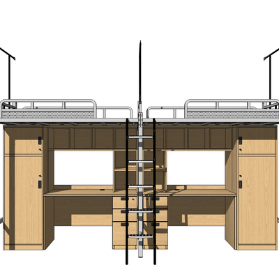 Modern dormitory iron frame bed