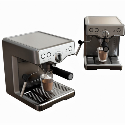 Modern semi-automatic coffee machine