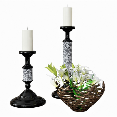 Modern candlestick ornaments