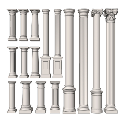 European classical Roman cylinder